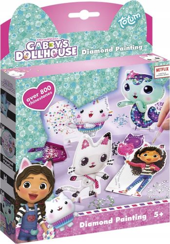  Totum Diamond Mosaic Diamond Embroidery for Children Gabi's Cat House