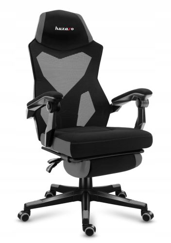 Huzaro Combat 3.0 Grey Gaming Chair, Black and Grey Mesh