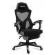  Huzaro Combat 3.0 Grey Gaming Chair, Black and Grey Mesh