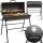  GARDEN TABLE GRILL CHARCOAL LID BARREL BBQ