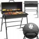  GARDEN TABLE GRILL CHARCOAL LID BARREL BBQ