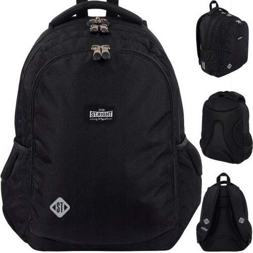  ST.RIGHT Multi-compartment school backpack, black, 25 years old