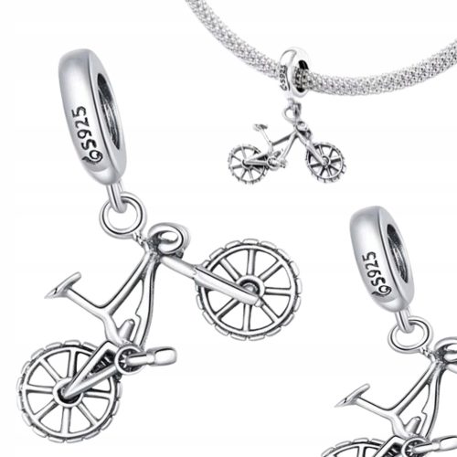  CHARMS Silver BIKE pendant for bracelet High Quality SILVER s925