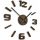  Wooden wall clock, oak, EKO, 75 cm, brown, large, for the living room