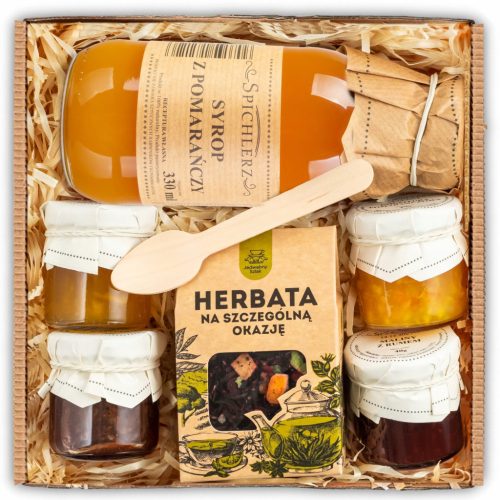 GIFT set basket products syrup jam