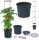  Flowerpot DTU24 39.2 cm x 39.2 x 153 cm Diameter 39.2 cm Plastic black