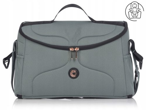  Cavoe Avec Boho Green Twin Stroller Bag. Convertible into a Mat