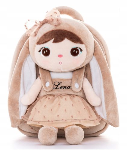  Metoo Beige Rabbit Backpack with Bow