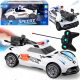  POLICE CAR REMOTE CONTROL RC CAR STEAM SMOKE LIGHTS POLICE