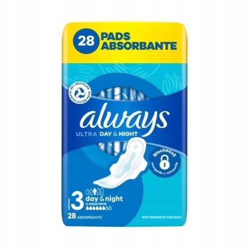  Always Ultra Day Night (R3) pads with wings 28 pcs.