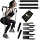  FITNESS PILATES BAR + 4 RESISTANCE BANDS MuscleForge