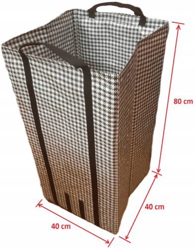 Foldable container, basket, box for storage and transport.