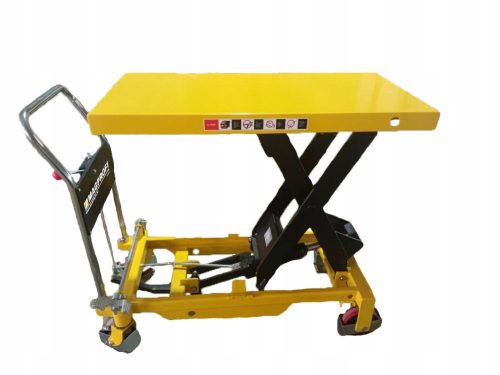 Platform scissor truck 1000 kg, hydraulic lifting table 1 t