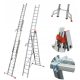  Krause aluminum ladder 3 x 12 up to 150 kg