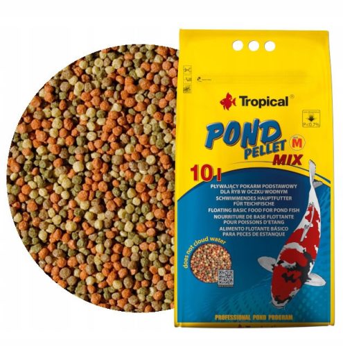  Tropical Pond Pellet Granules for Fish 1.1 kg 10 l