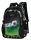 Youthful Football-Themed A4 School Backpack with Ventilated Back Support