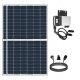 Complete photovoltaic set for a balcony 720W with a NEP-600 inverter