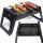  FOLDABLE GRILL CAMPING PORTABLE GARDEN CHARCOAL BBQ STEEL