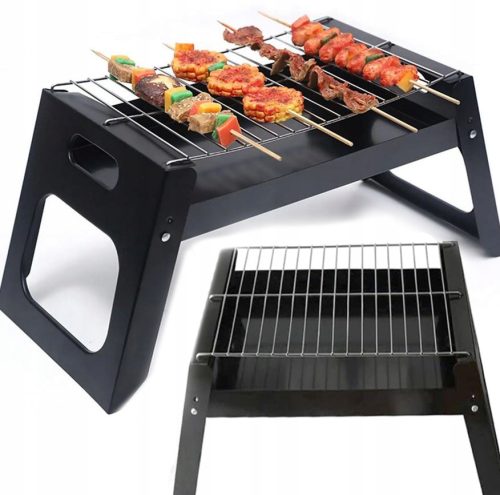  FOLDABLE GRILL CAMPING PORTABLE GARDEN CHARCOAL BBQ STEEL