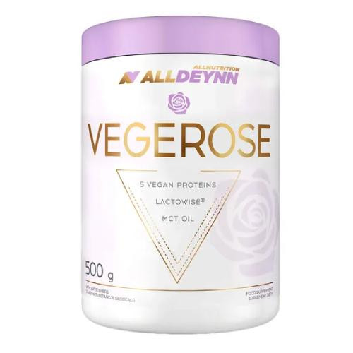  Protein supplement vegan protein Allnutrition powder 500 g white chocolate - raspberry flavor