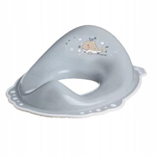  MALTEX Toilet seat cover Whale Minimal satin blue
