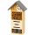  Hotel insect house made of wood 13x8x26cm natural