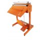 60 cm long film sealing machine on foot base with knife for steel foil bags