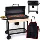  MalTec charcoal grill 71 x 35 cm + MalTec grill apron 59.5 cm