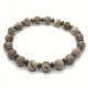  LaReine Homme men's bracelet striped flint, hematite