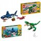  LEGO Creator 3 in 1 31058 Mighty Dinosaurs + LEGO Creator 3 in 1 31088 Sea Creatures