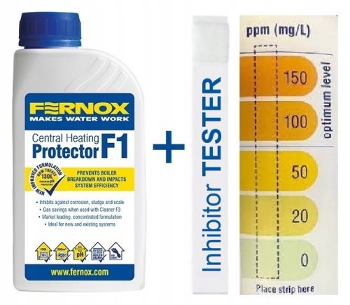  Fernox F1 Corrosion Inhibitor + TEST Tester 500ml