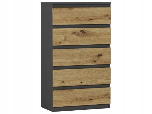  Mobene R-5 Chest of drawers 70 x 40 x 121cm Anthrazite matt