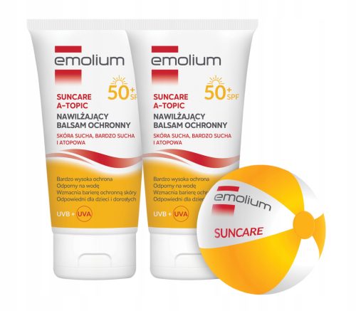 Emolium SUNCARE ATOPIC Moisturizing Protective Balm SPF 50+ with Free Beach Ball