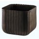  Keter flowerpot 39.5 cm x 39.5 x 39.5 cm, plastic in brown and beige tones