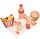  Wooden Fast Food Set Hamburger Fries Drink Food Products