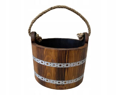  Kornik flowerpot 26.5 cm x 26.5 x 25 cm diameter 26 cm anthracite wood