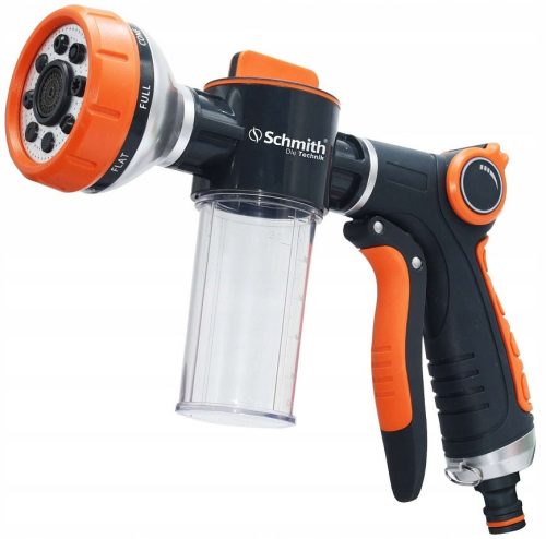  Spray gun with 8 functions and dispenser