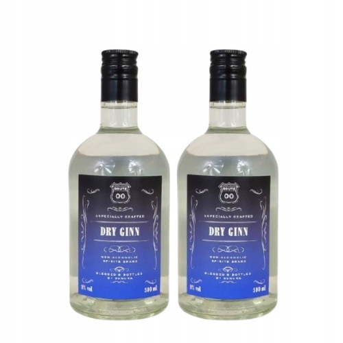  Standard Dry Ginn 500 ml Non-alcoholic Vodka Route 00