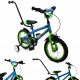  Midex children's bike FOR BOYS AND GIRLS SIDE WHEELS GUIDE 14" wheel blue