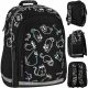 Starpak Holographic Kittens School Backpack with Reflective Strips and Water-Resistant Material