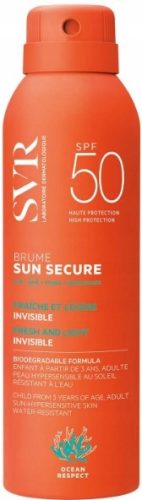 SVR SUN SECURE BRUME SPF50: High Protection Environmental-Friendly Sunscreen Mist - 200 ml