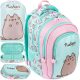  PUSHEEN ST.Right MINT Backpack Cat Kitten FOR GIRLS CLASS 1-3 + 2 more products