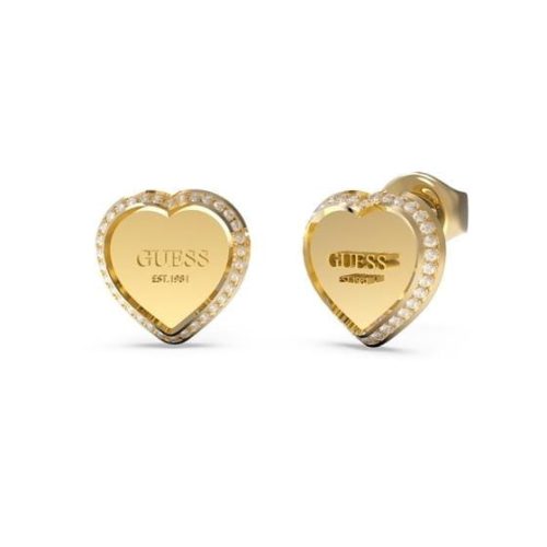  Guess GUESS earrings in the shape of a heart in gold