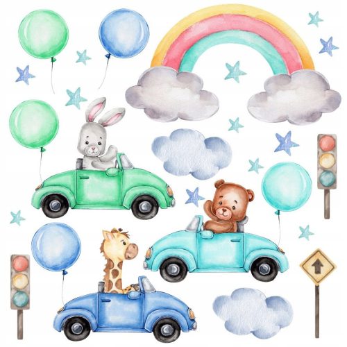  Animals Car Wall Sticker 50x100cm AD6