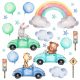  Animals Car Wall Sticker 50x100cm AD6