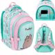 Pusheen Pastel4 Multicompartment School Backpack by St. Majewski for Grades 1-4