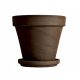  Cermax flowerpot 24 cm x 24 x 21 cm Diameter 24 cm Ceramic Natural, brown and beige tones, grey and silver tones