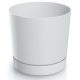  Prosperplast flowerpot 24 cm x 24 x 23.1 cm diameter 23.9 cm plastic white