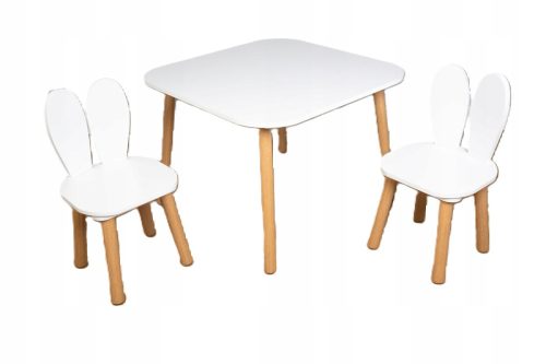  Ourbaby - Children's table and chairs with rabbit ears