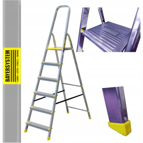  Bayersystem aluminum ladder 6 to 120 kg